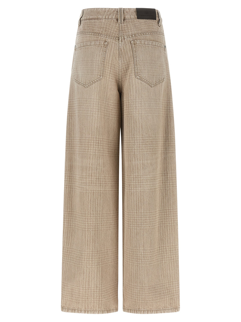 Brunello Cucinelli Beige Cotton Jeans Denim