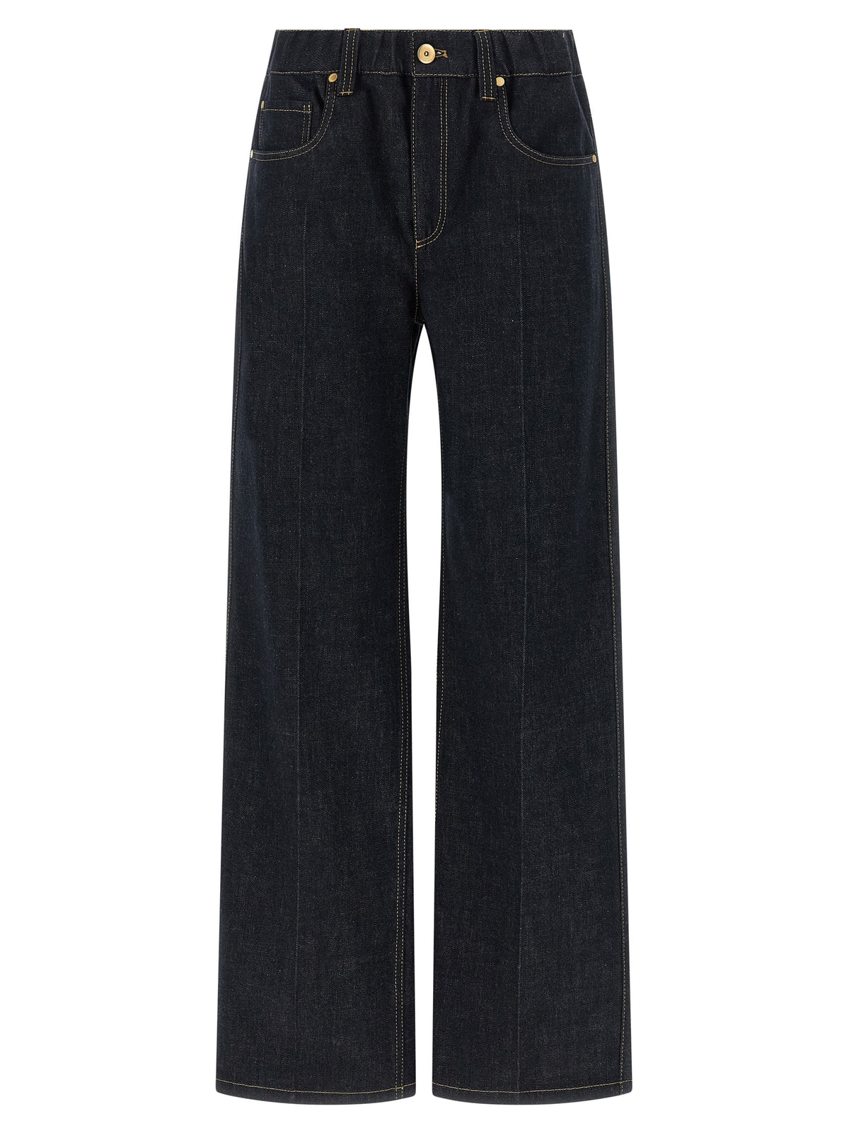 Brunello Cucinelli Jean en coton bleu Denim
