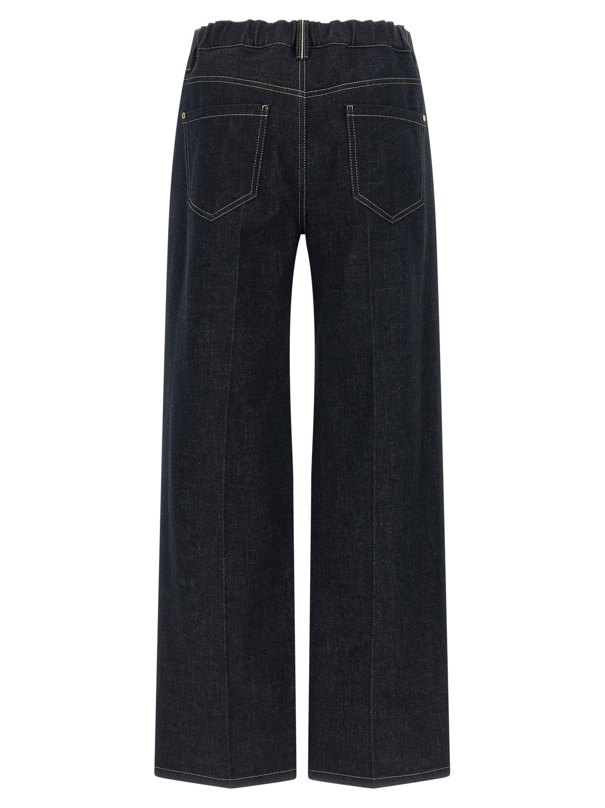 Brunello Cucinelli Jean en coton bleu Denim