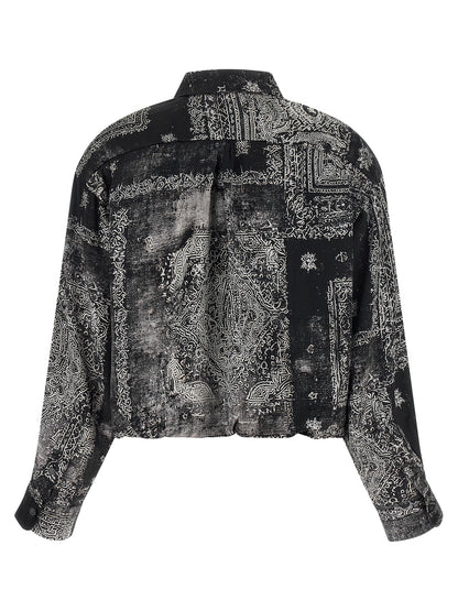 R13 Black Silk Blouse