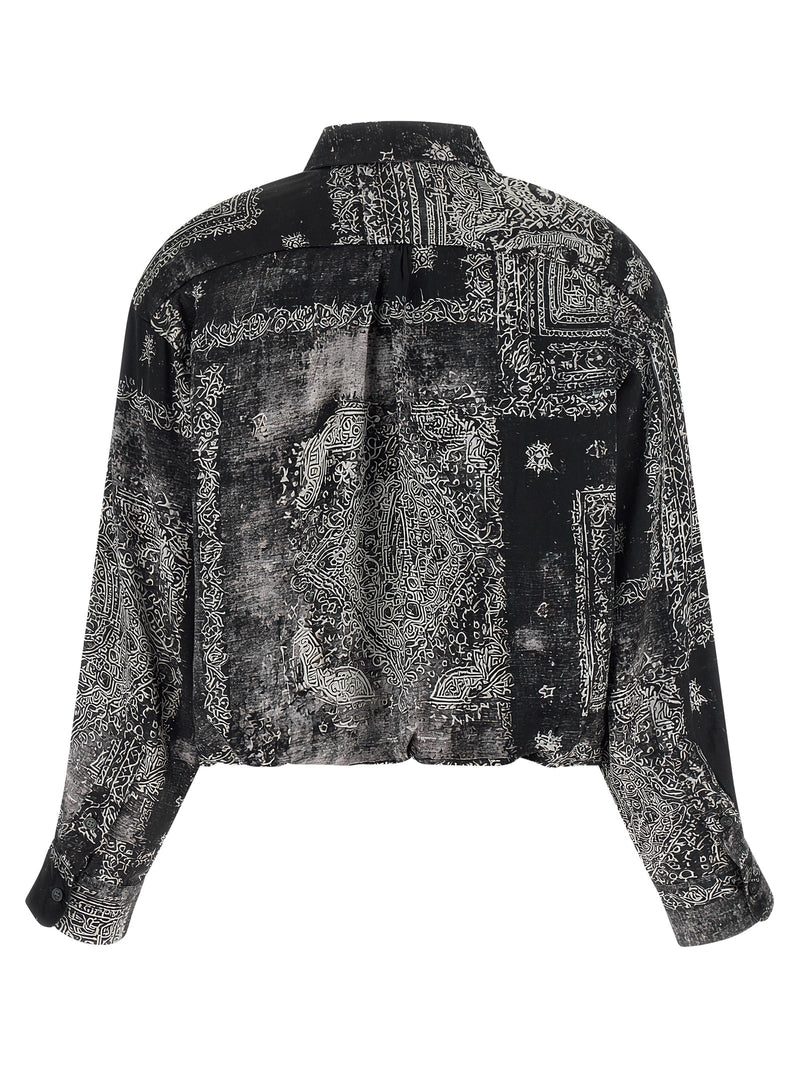 Chemisier en soie noire R13