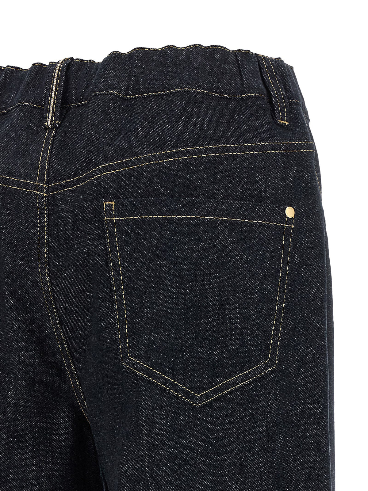 Brunello Cucinelli Jean en coton bleu Denim
