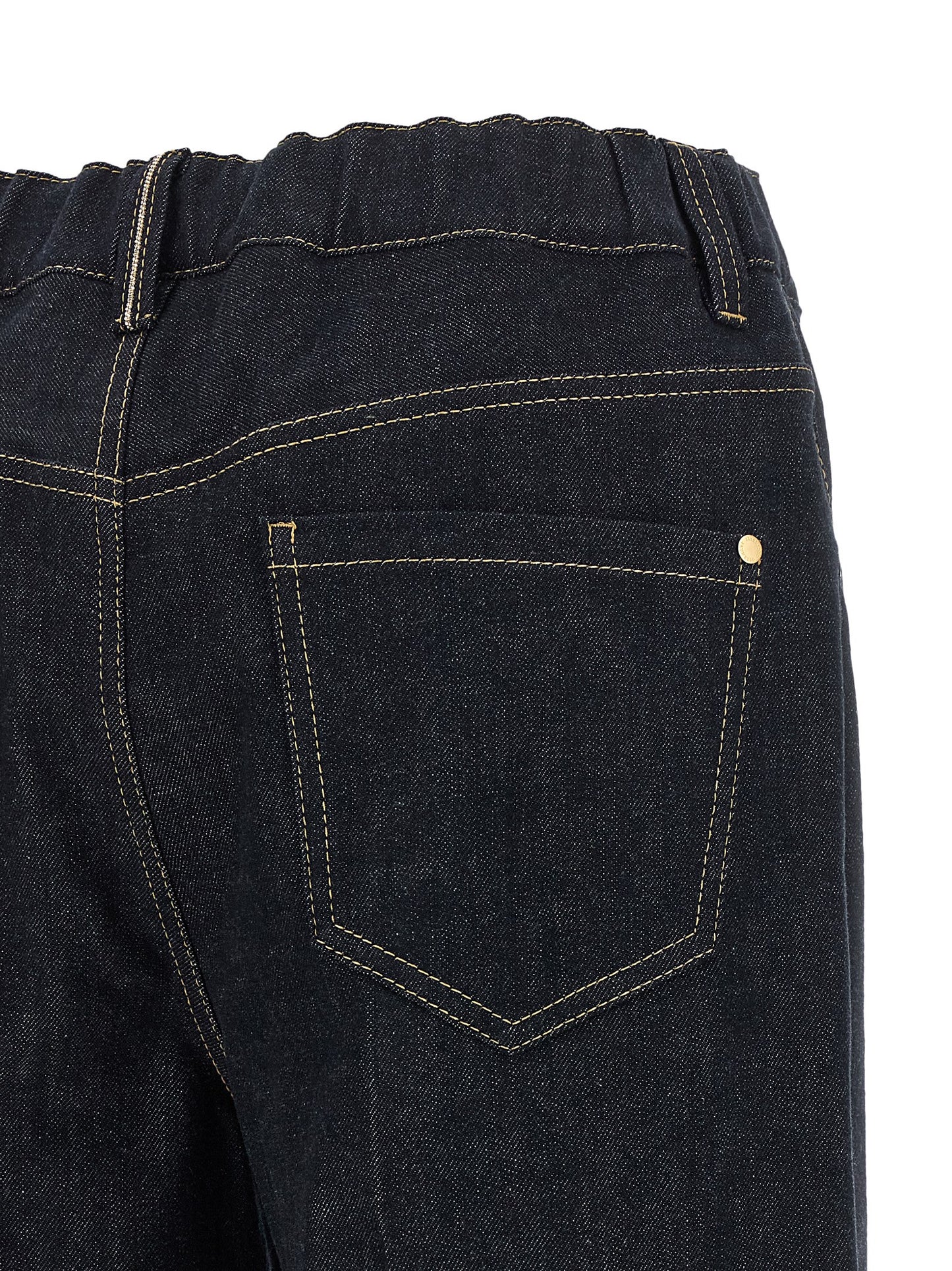 Brunello Cucinelli Blue Cotton Jeans Denim
