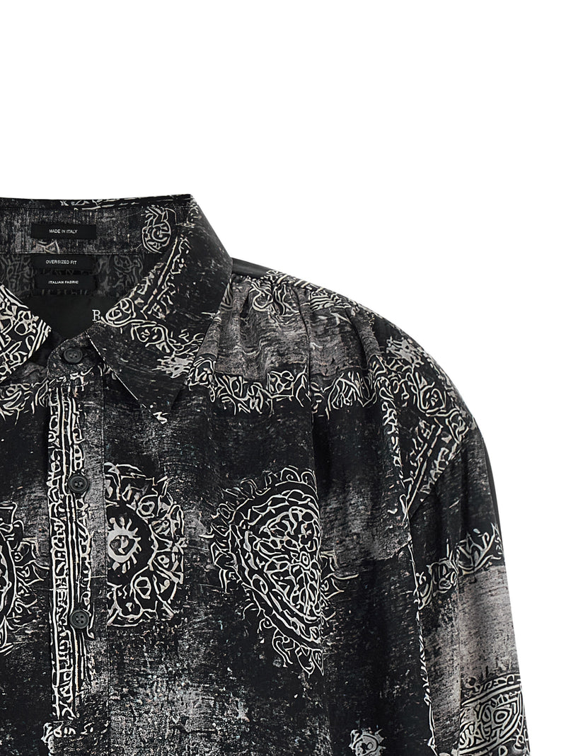 Chemisier en soie noire R13