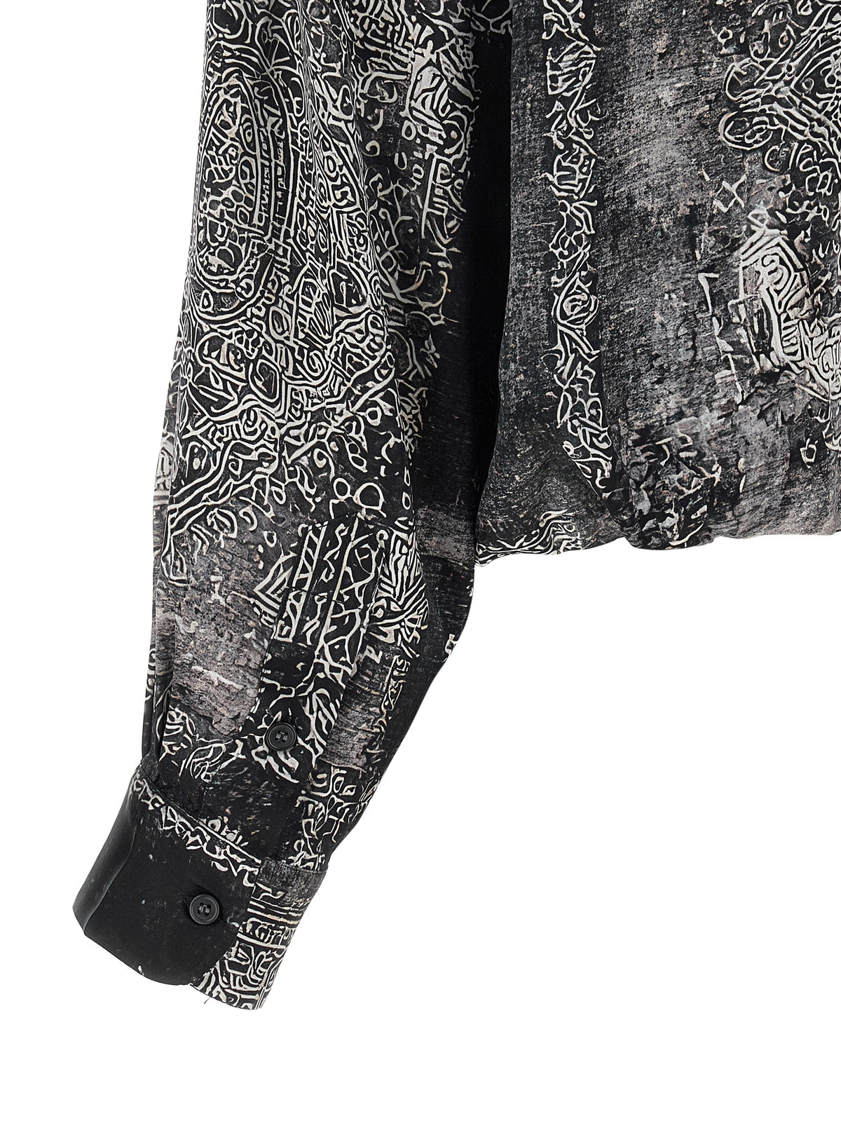 Chemisier en soie noire R13