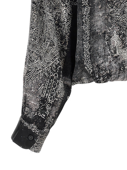 R13 Black Silk Blouse