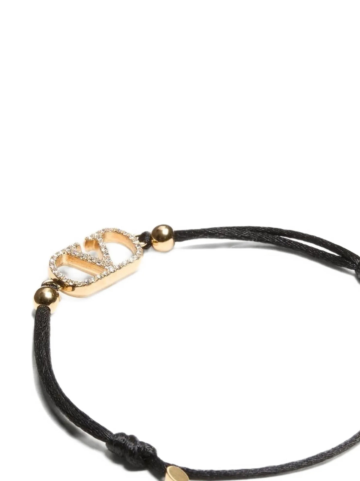 Bracelet Valentino Garavani en polyester noir