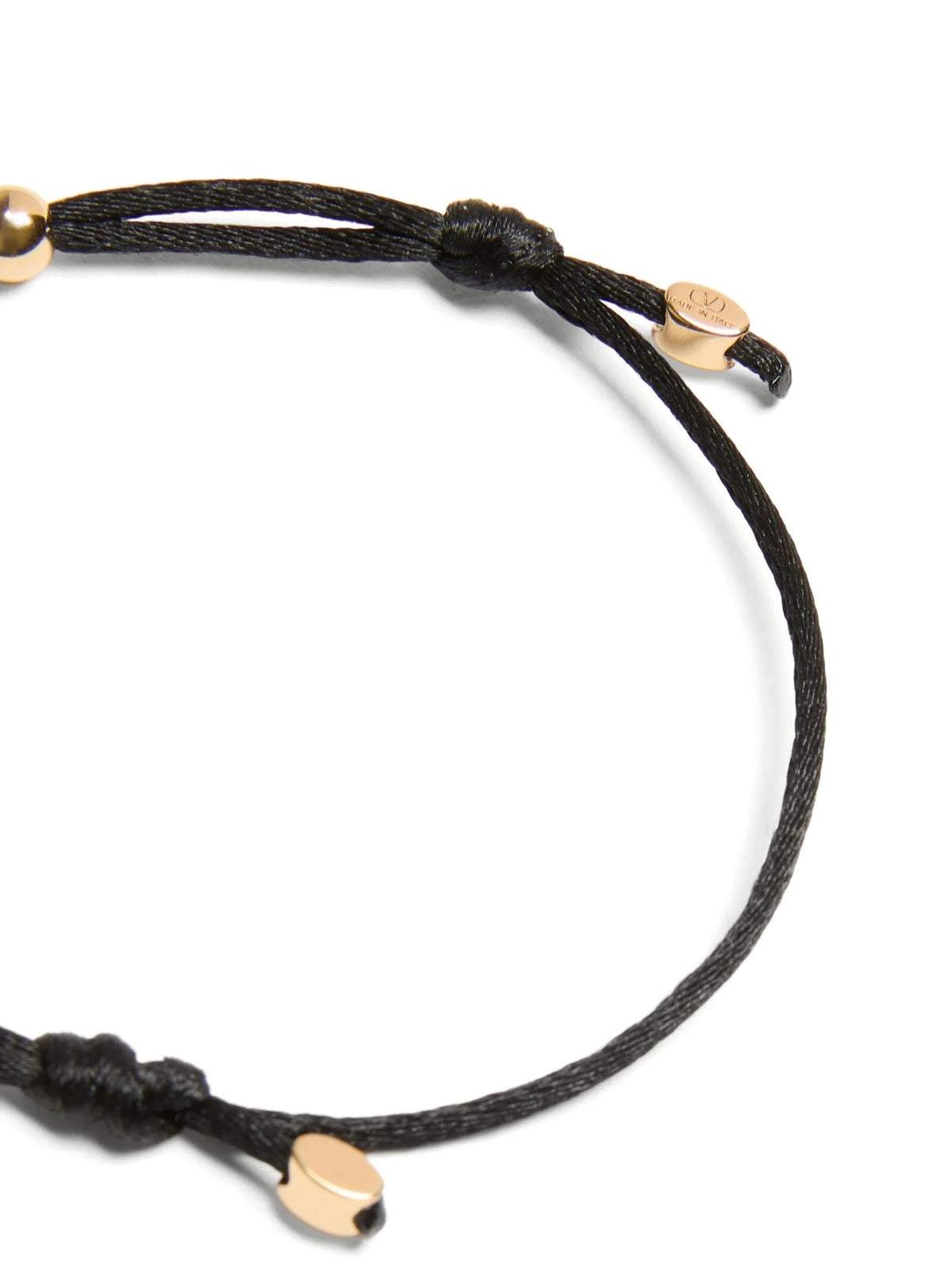 Bracelet Valentino Garavani en polyester noir
