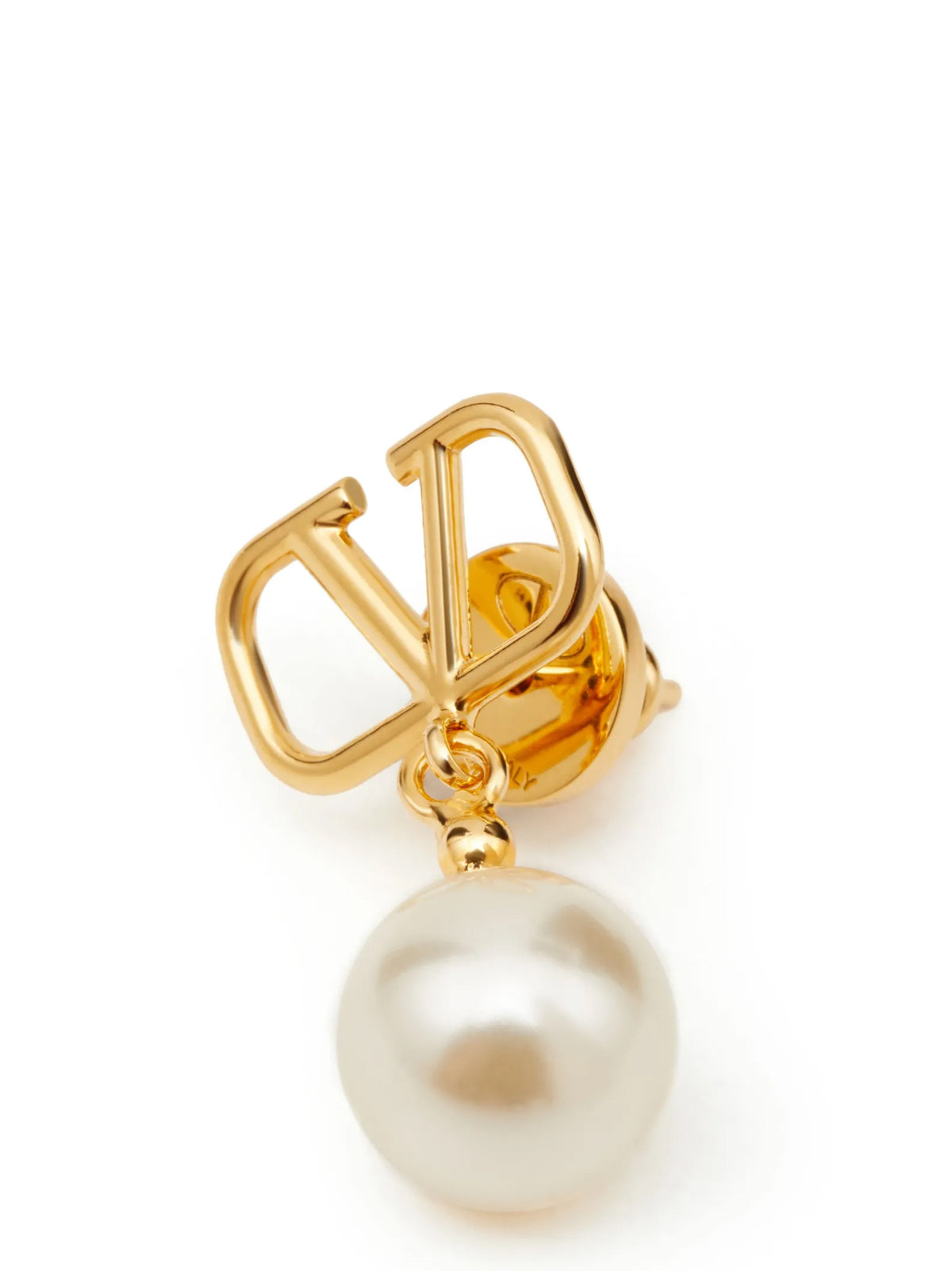 Valentino Garavani Gold Brass Earrings