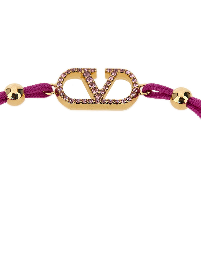 Bracelet Valentino Garavani en polyester multicolore