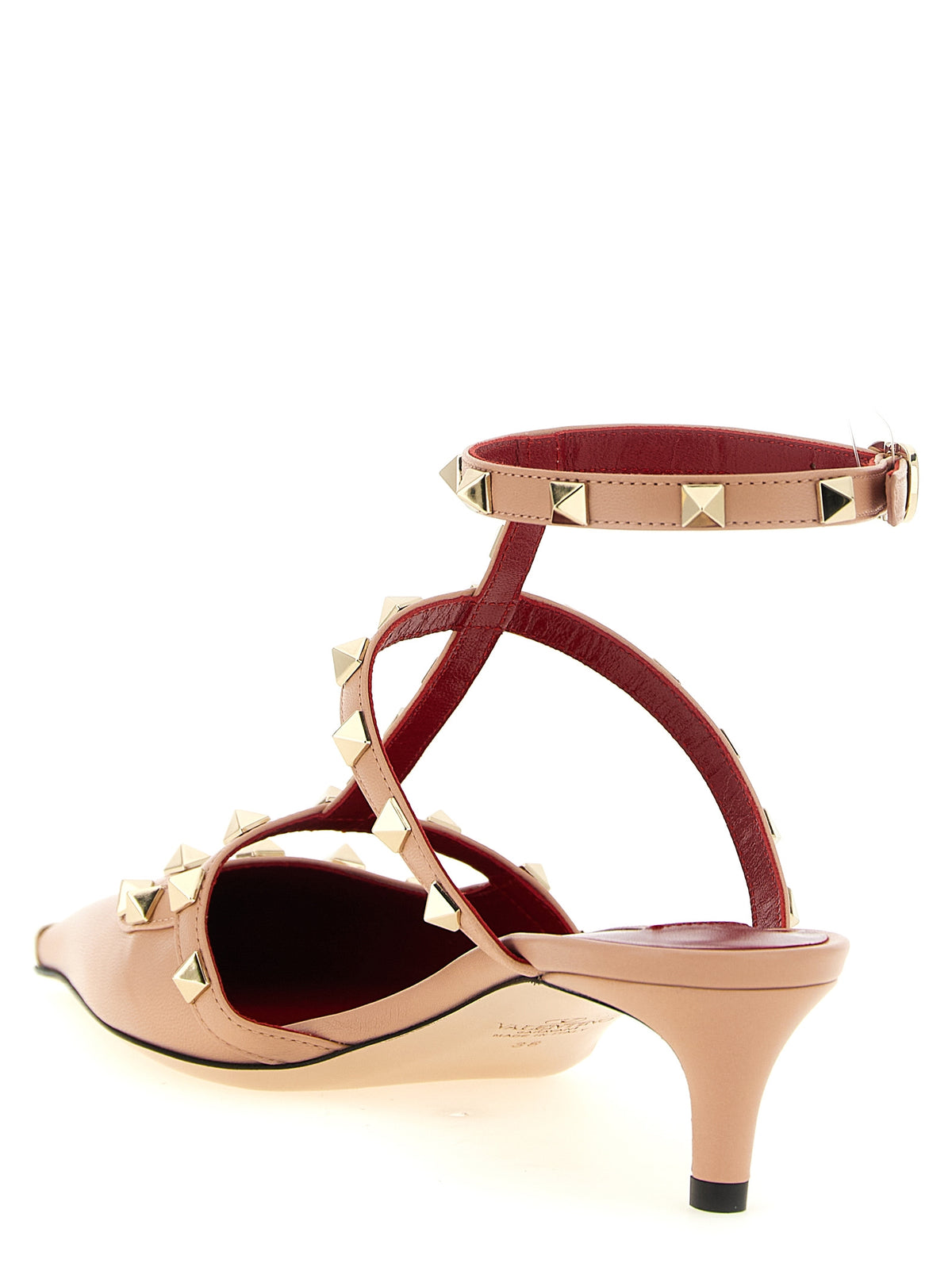 Escarpins à talons moyens en cuir de veau multicolore Valentino Garavani