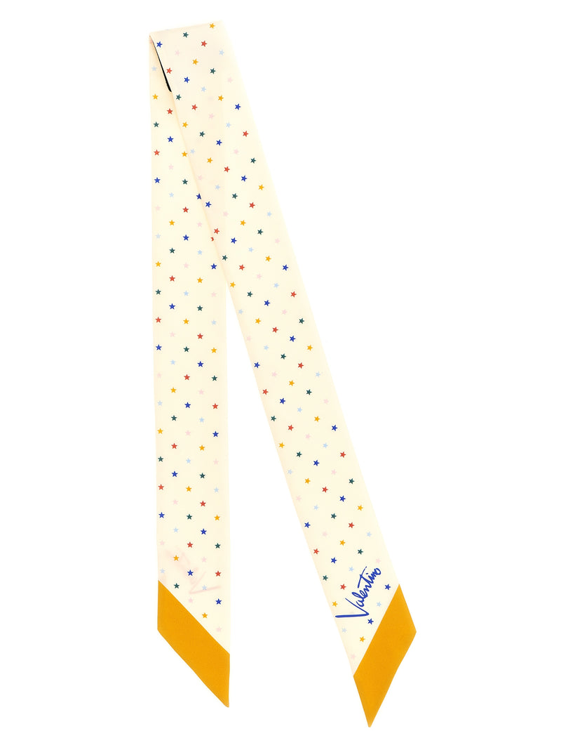 Valentino Garavani Multicolor Silk Foulard - Starry Print