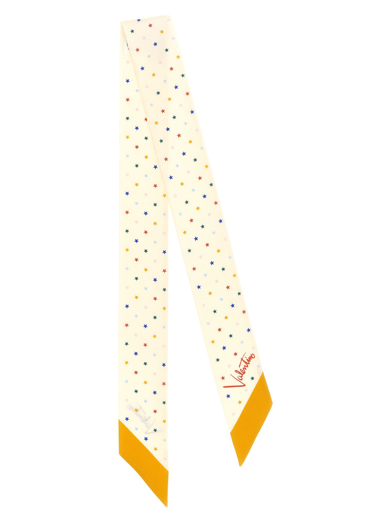 Valentino Garavani Multicolor Silk Foulard - Starry Print