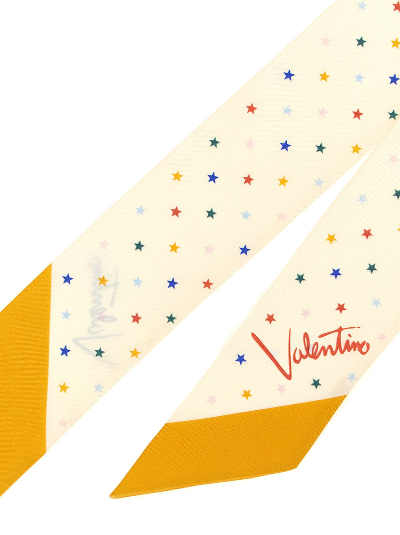 Valentino Garavani Multicolor Silk Foulard - Starry Print