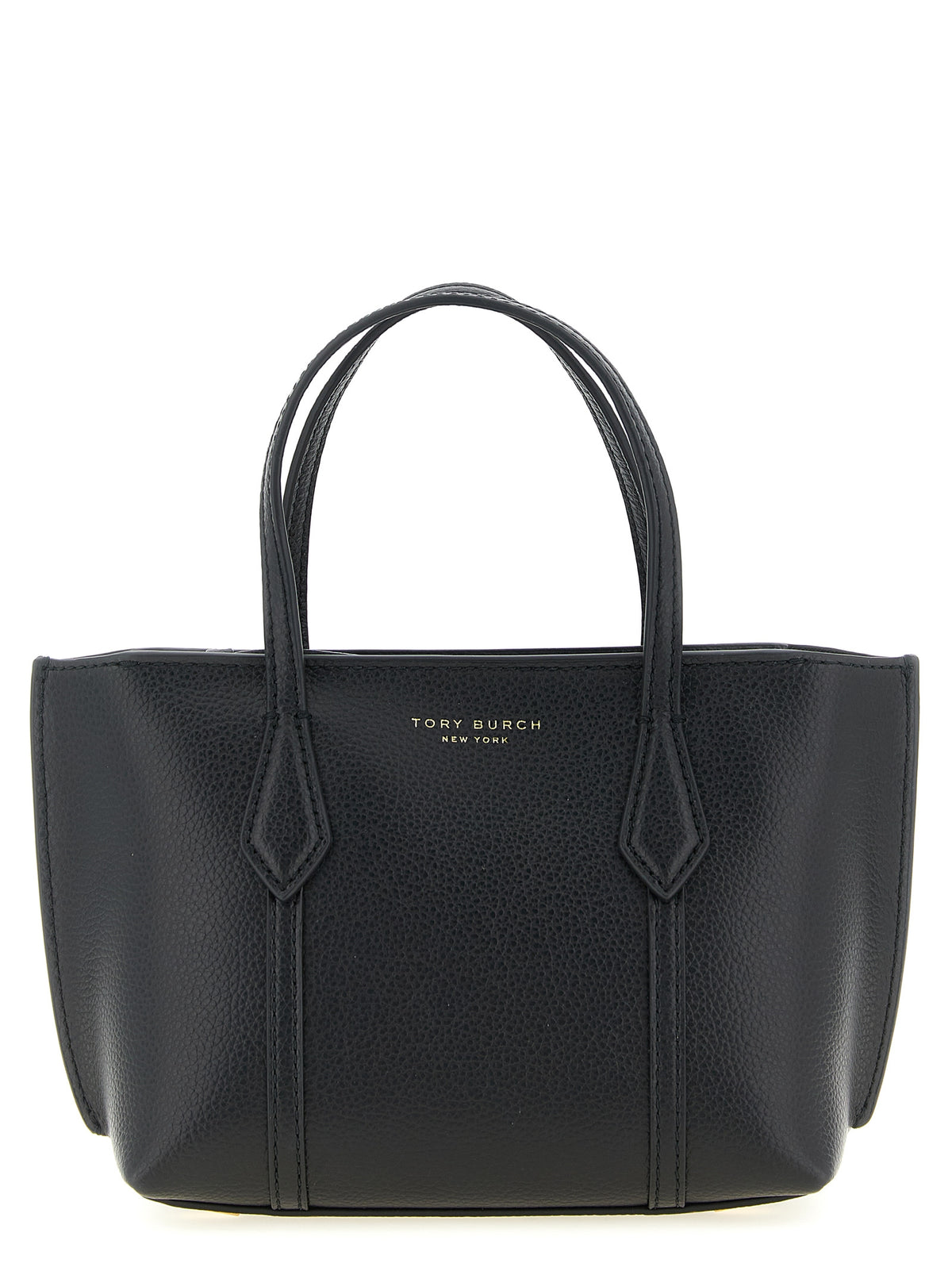 Sac à main Tory Burch en cuir de vachette noir