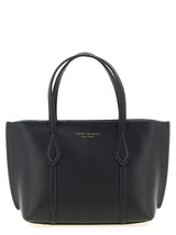 Sac à main Tory Burch en cuir de vachette noir