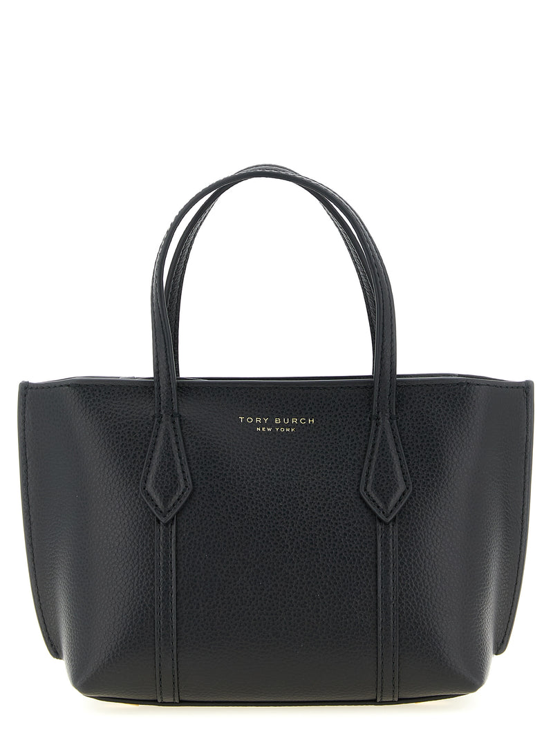 Sac à main Tory Burch en cuir de vachette noir