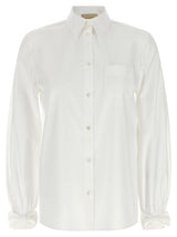 Blouse en coton blanc Valentino Garavani
