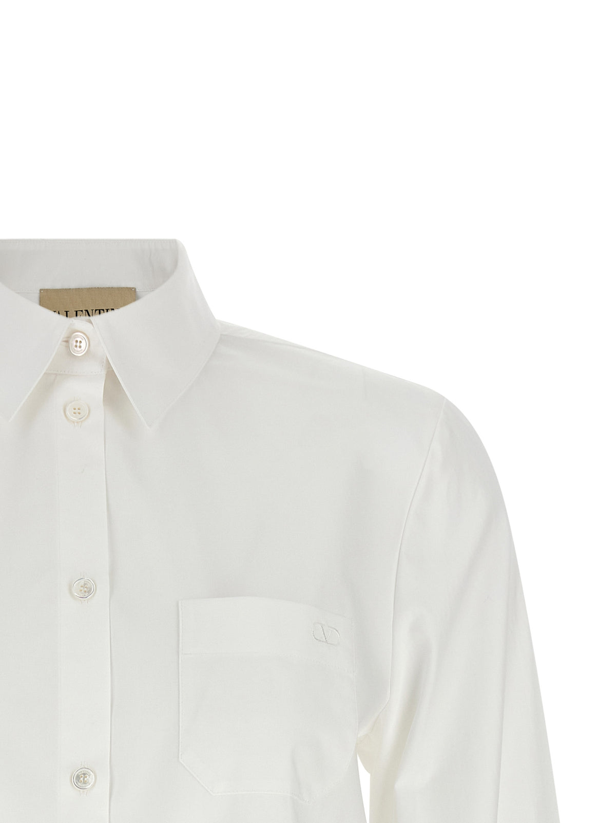 Blouse en coton blanc Valentino Garavani