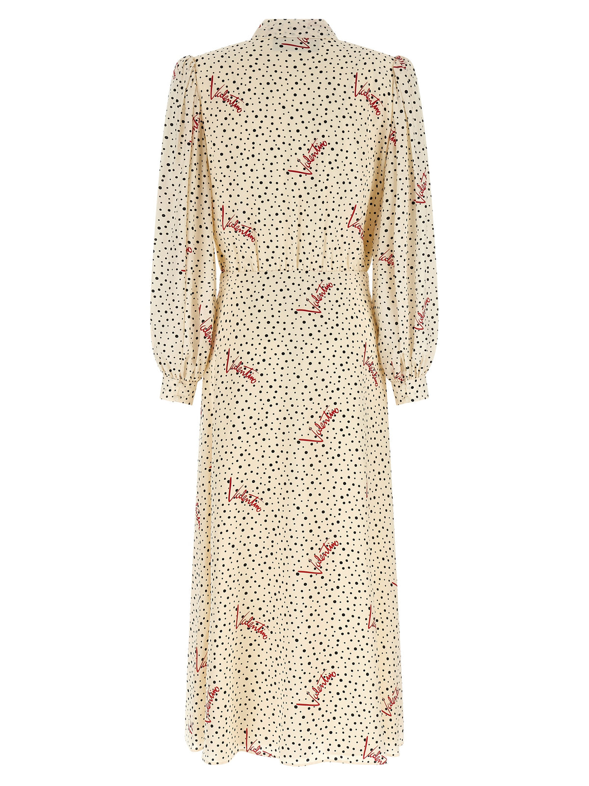 Robe midi en soie multicolore Valentino Garavani