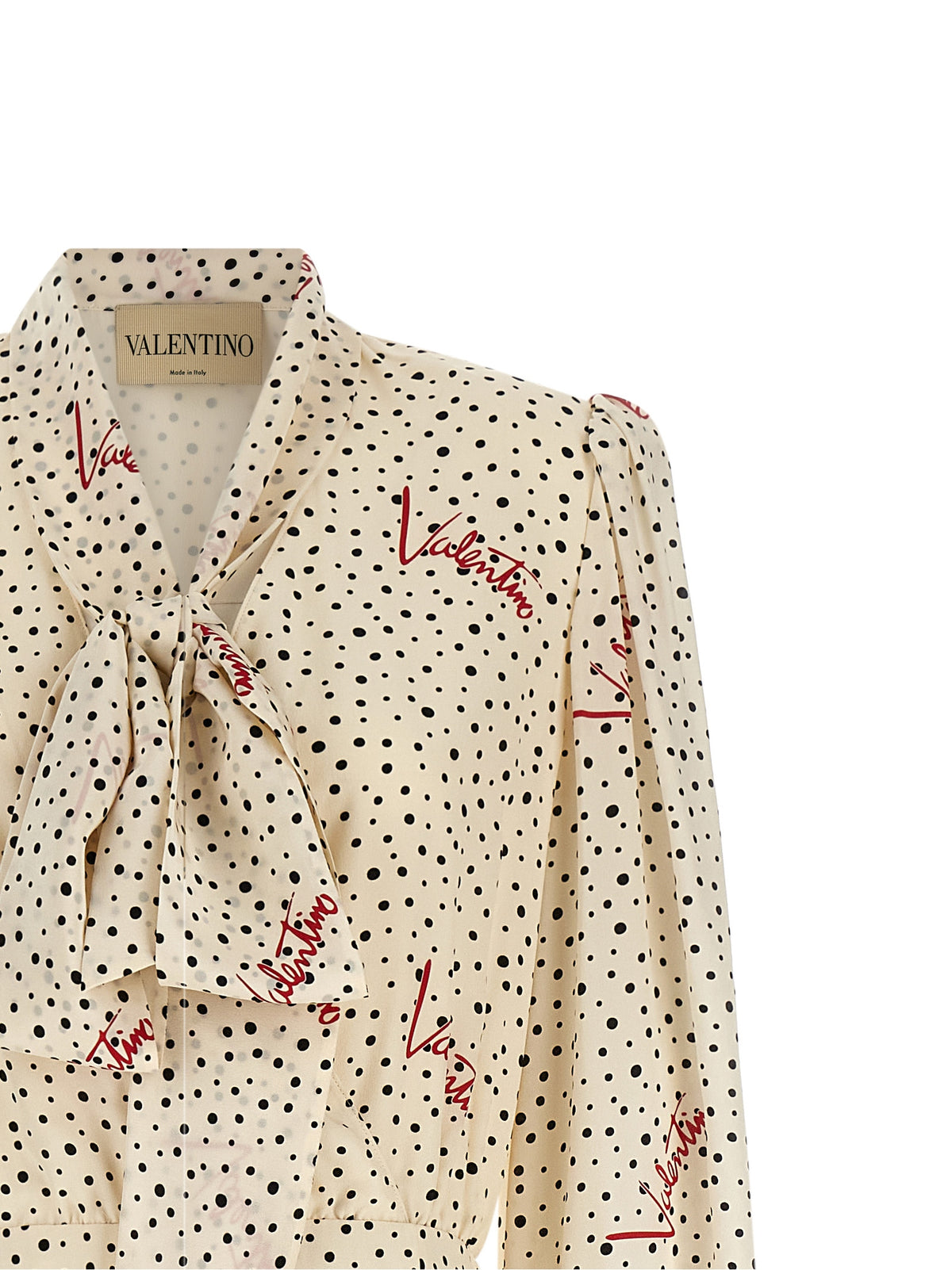 Robe midi en soie multicolore Valentino Garavani