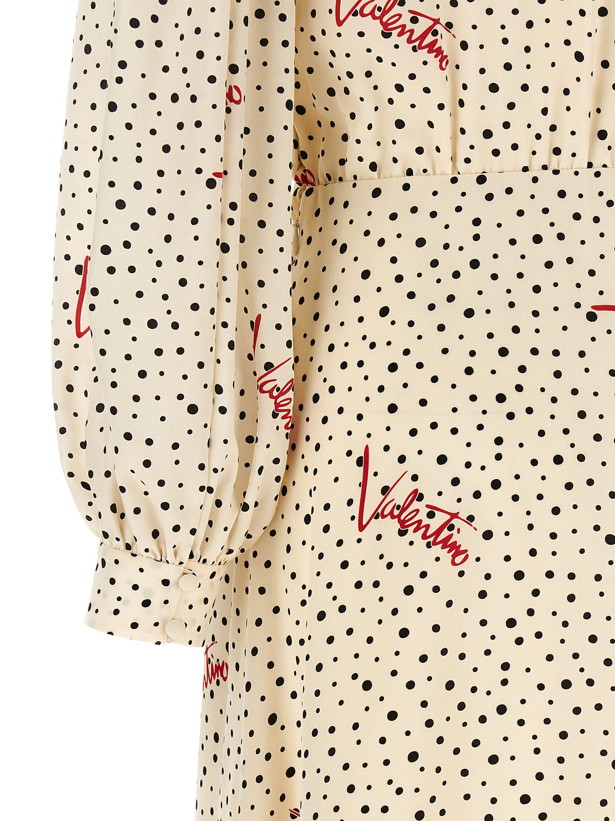 Robe midi en soie multicolore Valentino Garavani