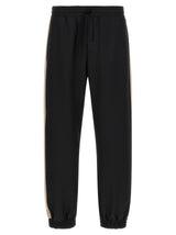Pantalon de sport Valentino Garavani en polyester noir