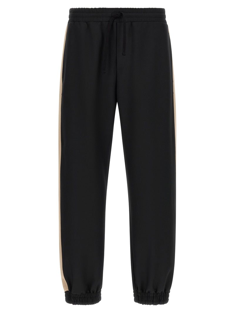 Valentino Garavani Black Polyester Athletic Pants