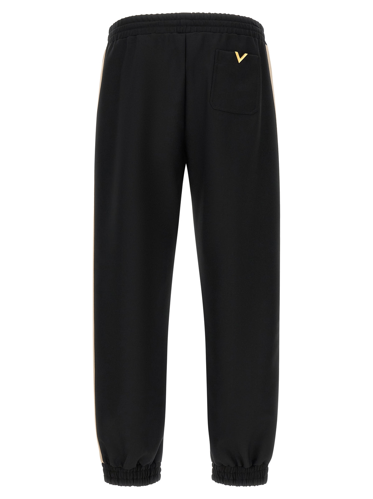 Pantalon de sport Valentino Garavani en polyester noir