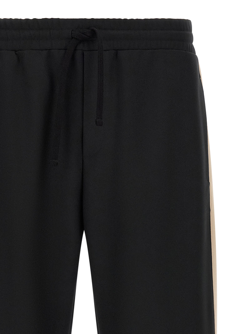 Valentino Garavani Black Polyester Athletic Pants