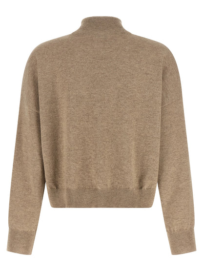 Brunello Cucinelli Beige Cashmere Cardigan