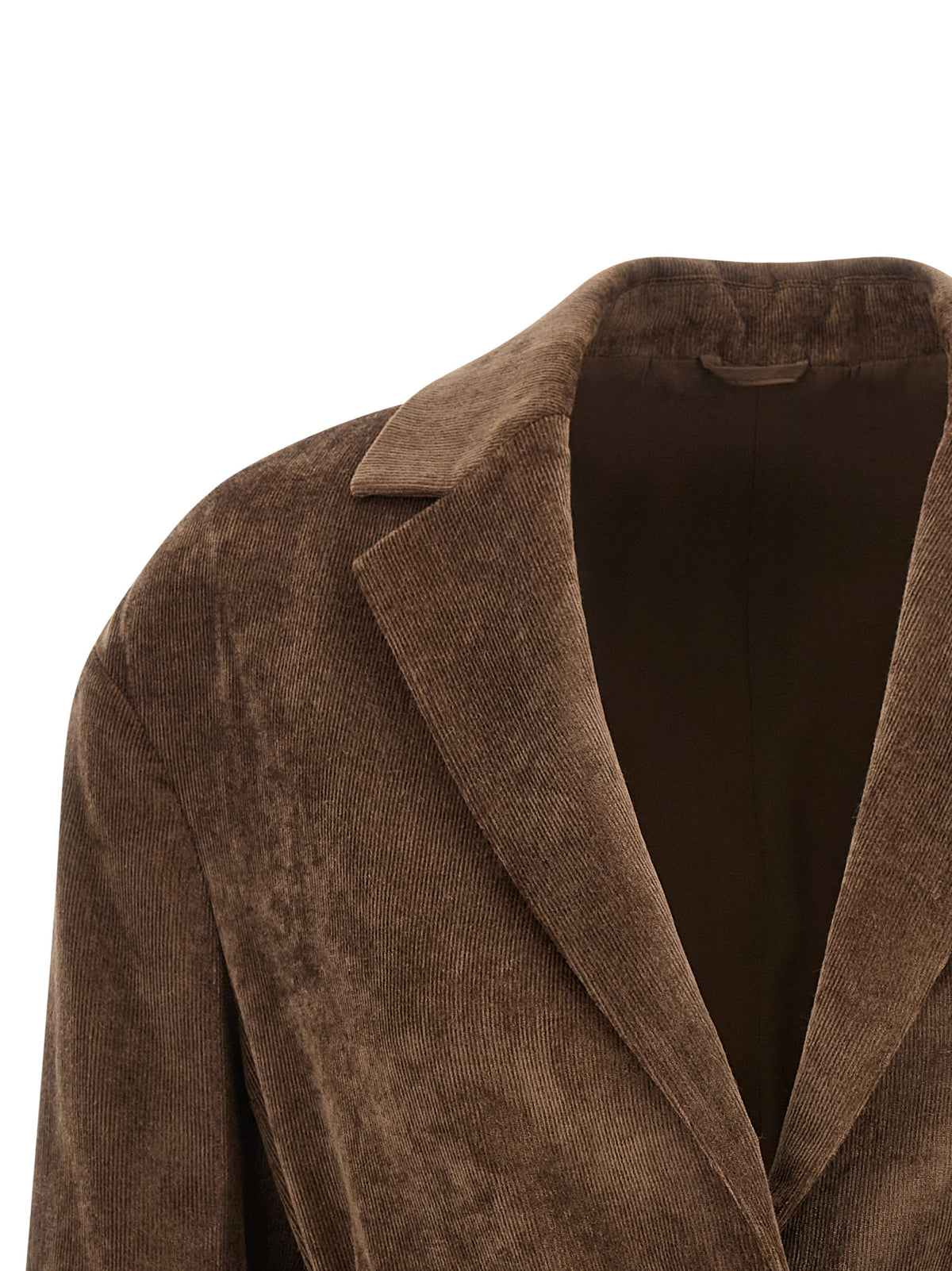 Veste Brunello Cucinelli marron en viscose