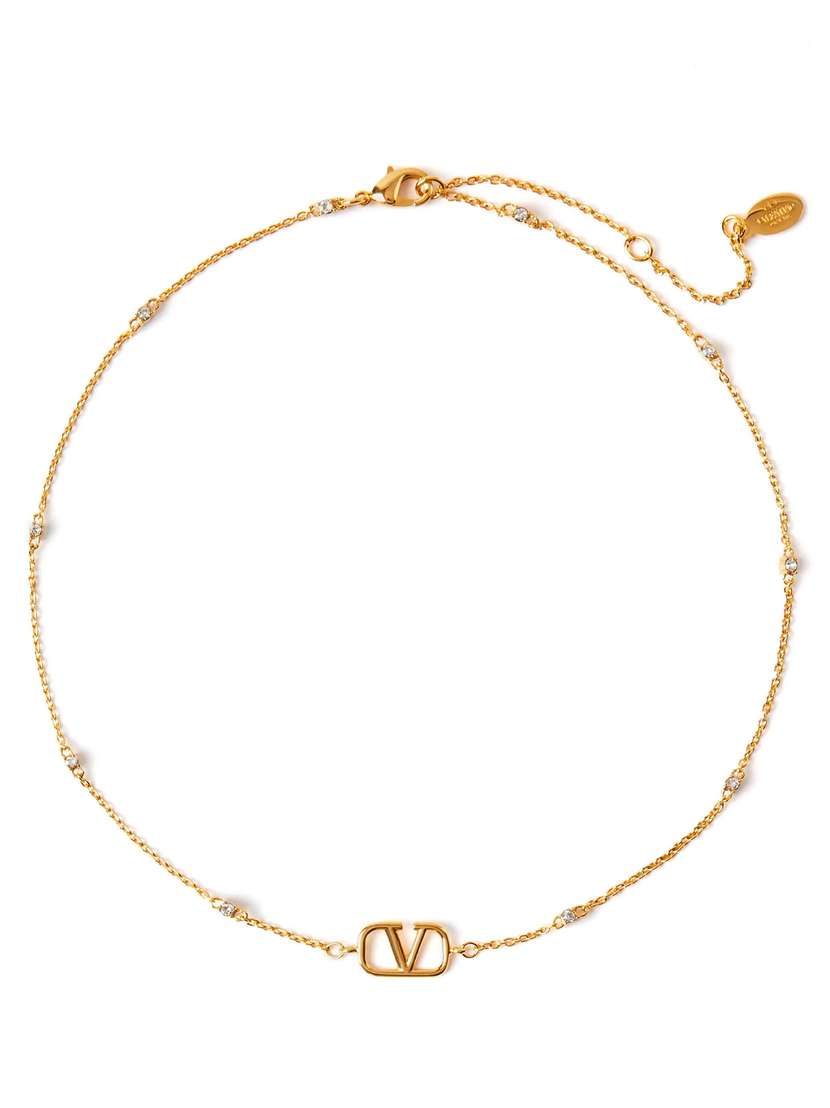 Valentino Garavani Gold Brass Necklace