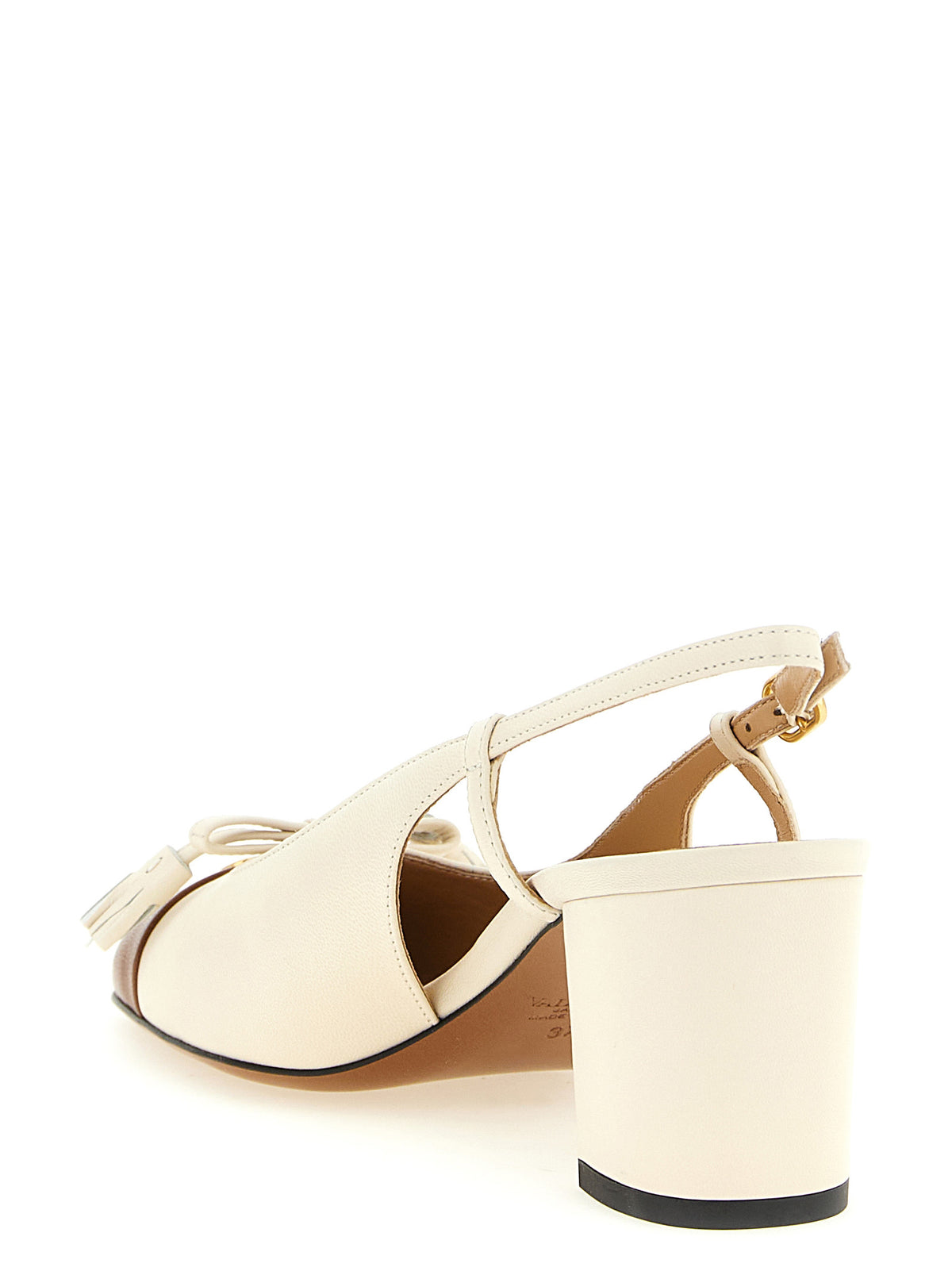Valentino Garavani Black Leather Mid Heel Pumps - Valet Du Roi