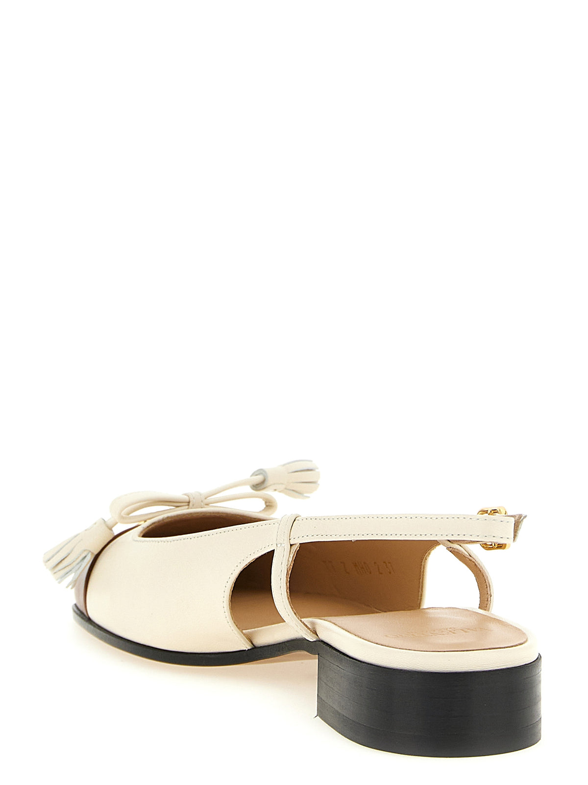 Valentino Garavani Black Leather Ballet Flats - Valet Du Roi