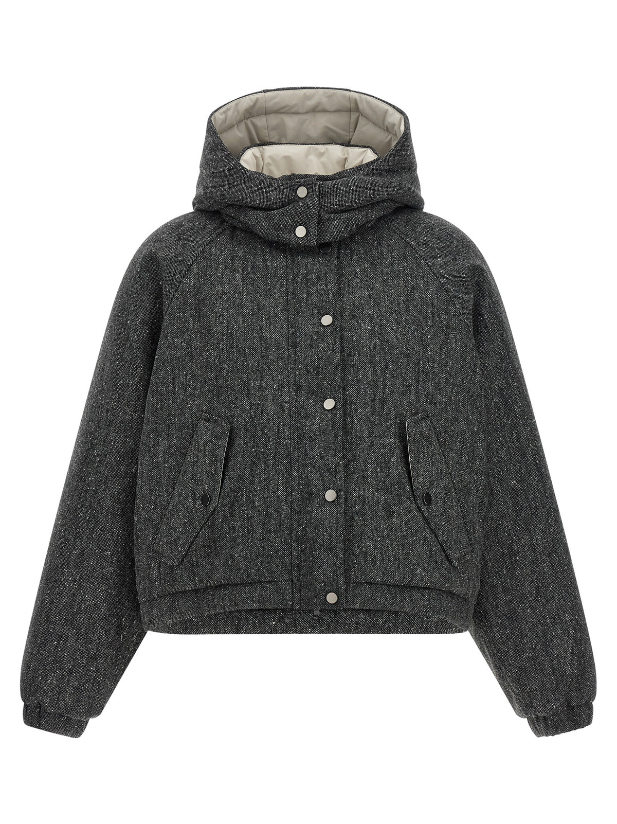 Brunello Cucinelli Gray Virgin Wool Jacket