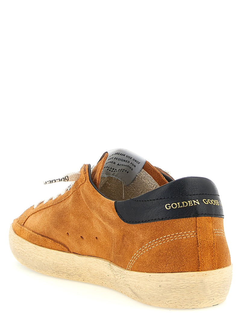 Baskets basses Golden Goose en cuir de vachette orange