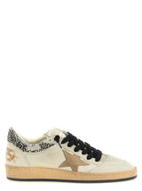 Baskets basses Golden Goose en peau de chèvre beige