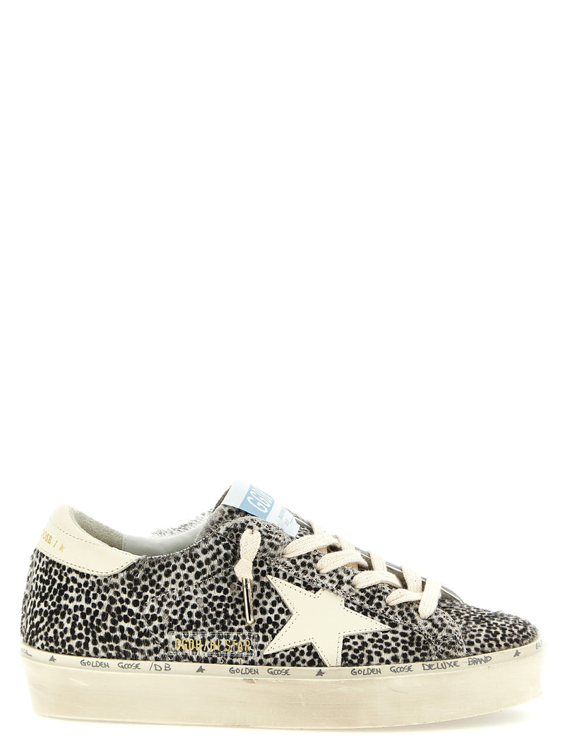 Baskets bicolores en cuir de vachette Golden Goose