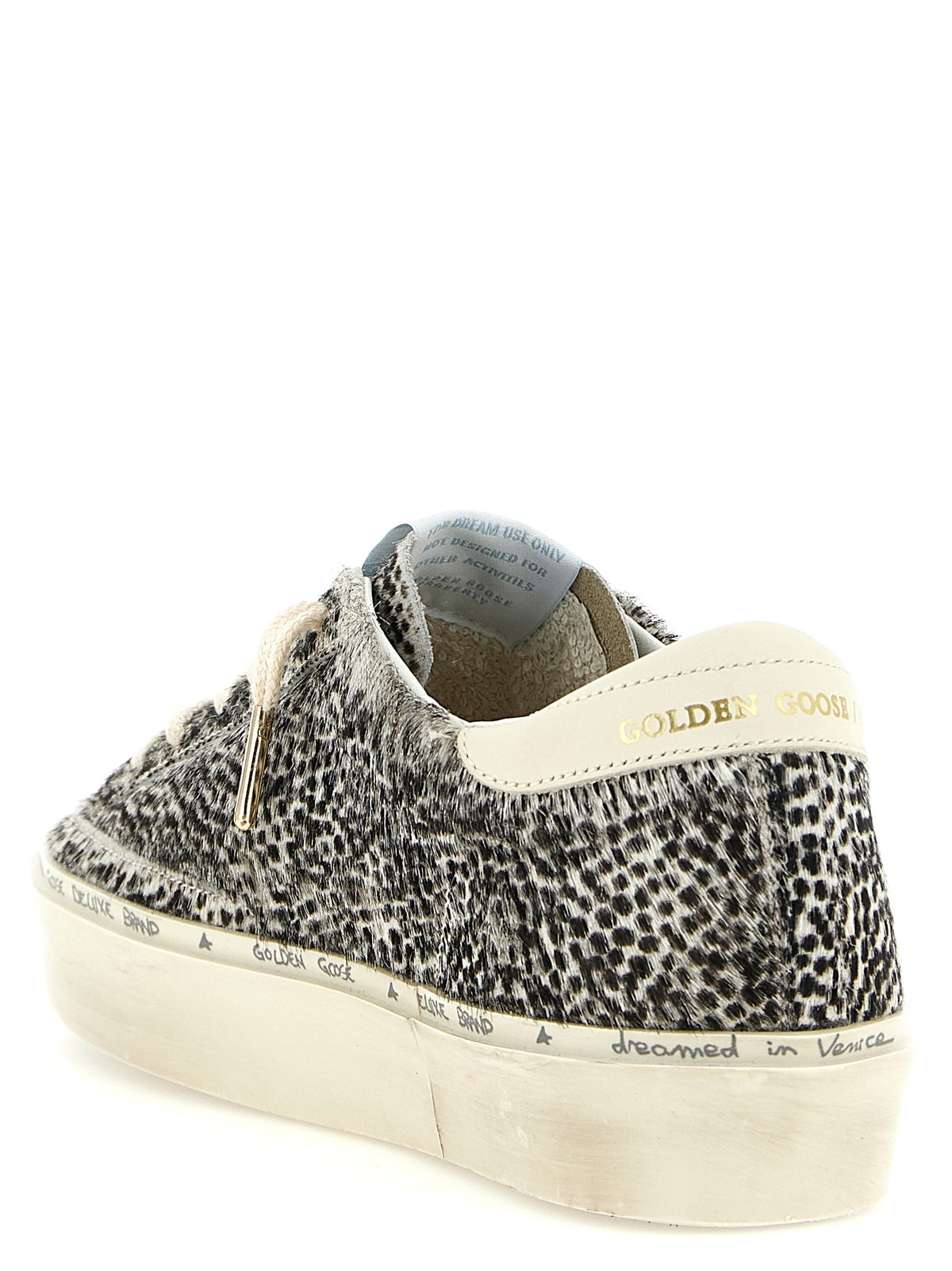Baskets bicolores en cuir de vachette Golden Goose