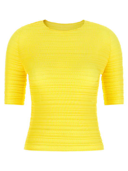 Chemisier Bicolore en Polyester Issey Miyake
