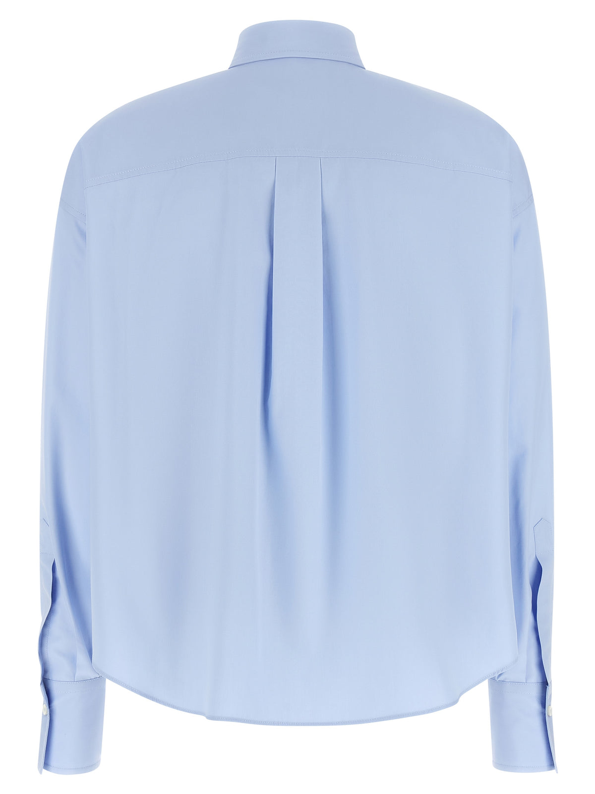 Chemisier en coton bleu Brunello Cucinelli