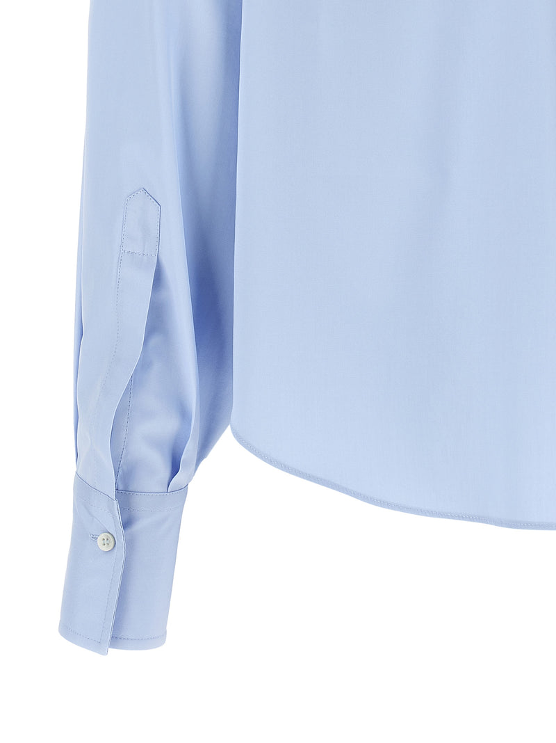 Chemisier en coton bleu Brunello Cucinelli