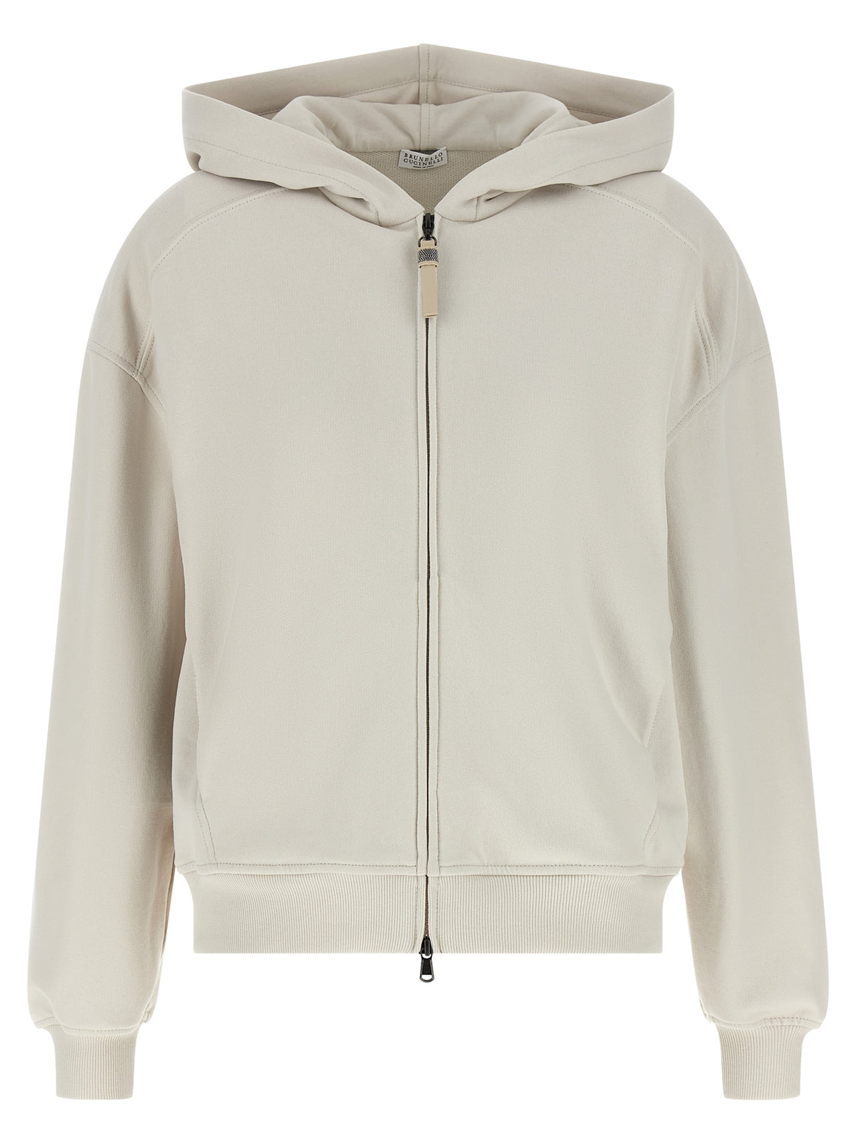 Brunello Cucinelli Sweat-shirt en coton beige