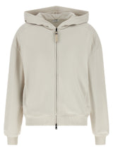 Brunello Cucinelli Sweat-shirt en coton beige