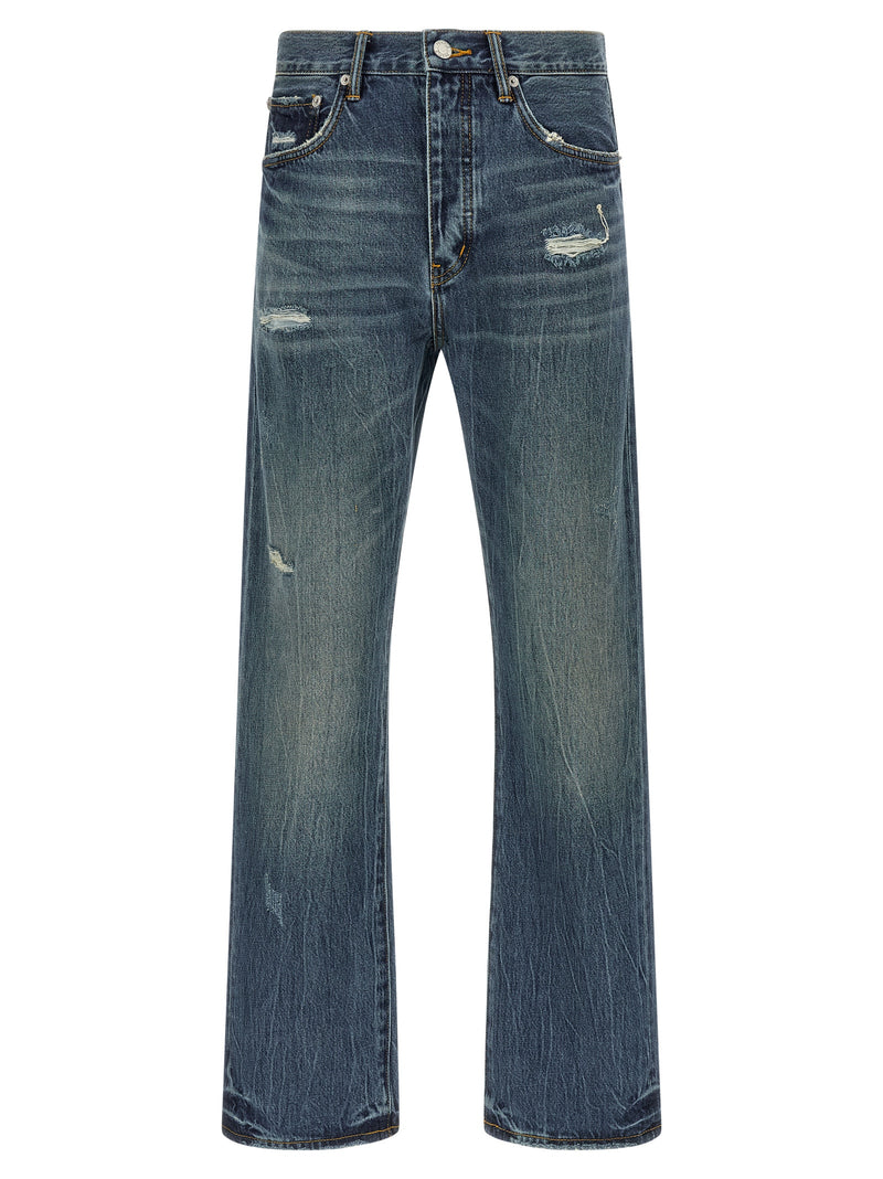 Jean droit PURPLE en coton bleu
