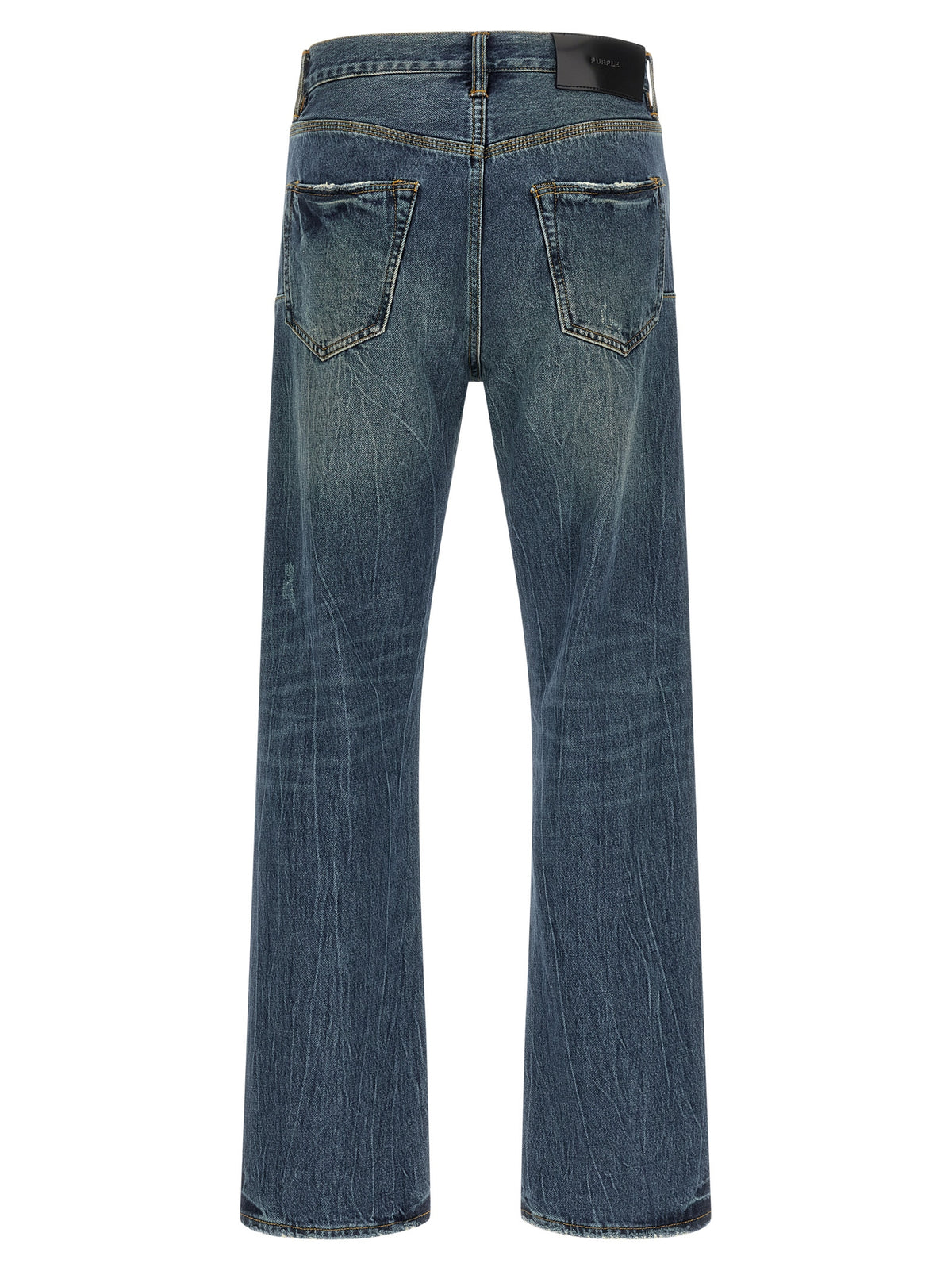 Jean droit PURPLE en coton bleu