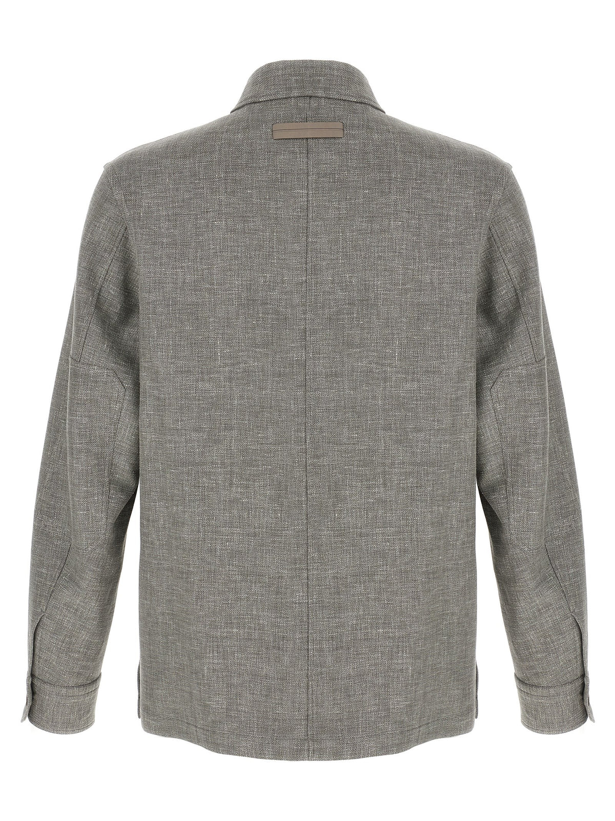 Chemisier en lin beige ZEGNA