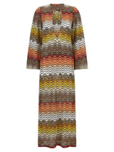 Missoni Multicolor Viscose Casual Dress - Long Sleeve