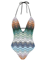 Maillot de bain une pièce Missoni multicolore en polyester